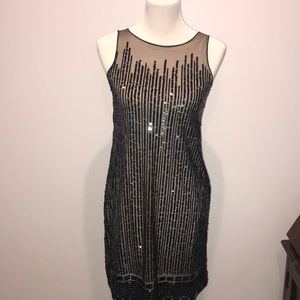 Black  sequin dress